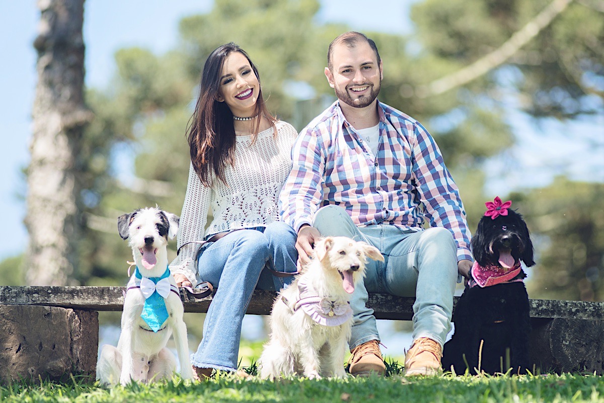 ensaio casal - bianca - henrique - ensaio com cachorro - campo alegre - fotografia - são bento do sul - chroma fotografia