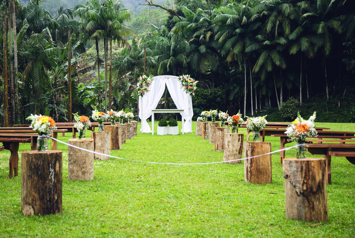casamento - Lucimar _ Jaison - casamento ao ar livre - casamento de dia - fotografos de jaraguá do sul - cerimônia - chroma fotografia