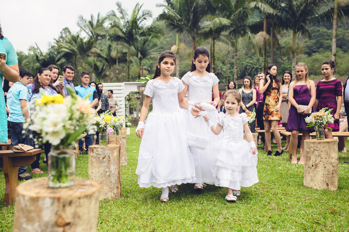 casamento - Lucimar _ Jaison - casamento ao ar livre - casamento de dia - fotografos de jaraguá do sul - cerimônia - chroma fotografia