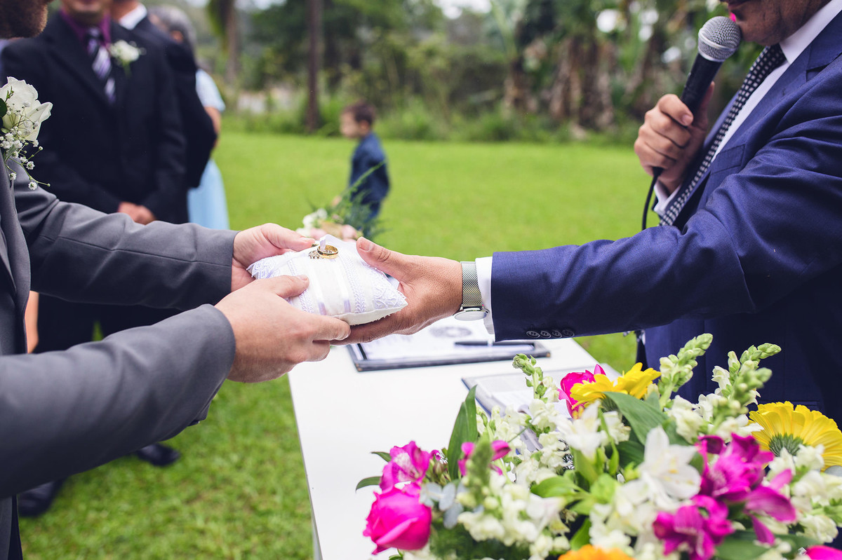 casamento - Lucimar _ Jaison - casamento ao ar livre - casamento de dia - fotografos de jaraguá do sul - cerimônia - chroma fotografia