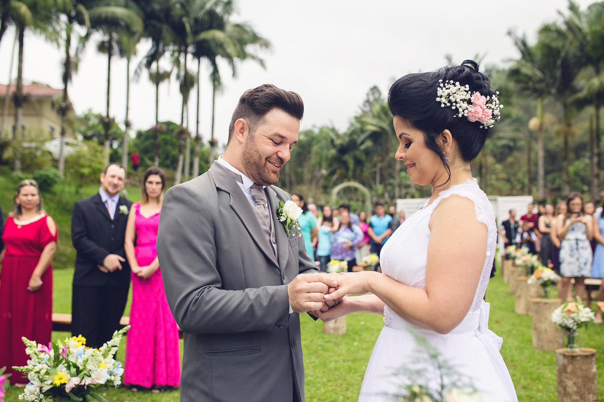 casamento - Lucimar _ Jaison - casamento ao ar livre - casamento de dia - fotografos de jaraguá do sul - cerimônia - chroma fotografia