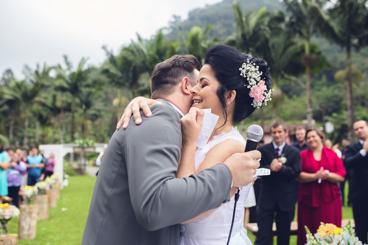 casamento - Lucimar _ Jaison - casamento ao ar livre - casamento de dia - fotografos de jaraguá do sul - cerimônia - chroma fotografia