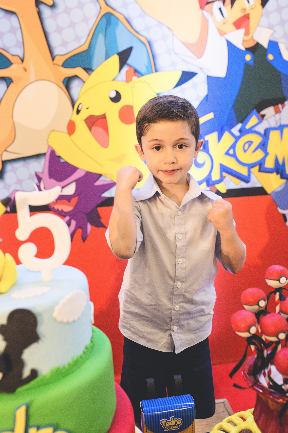 Aniversário - Tema Pokemon - Aniversário de 5 anos - Aniversário de menino - Festas em jaraguá do sul - Festas no Le Classique - Fotografos de Jaraguá do Sul - Pedro 5 anos - Chroma Fotografia