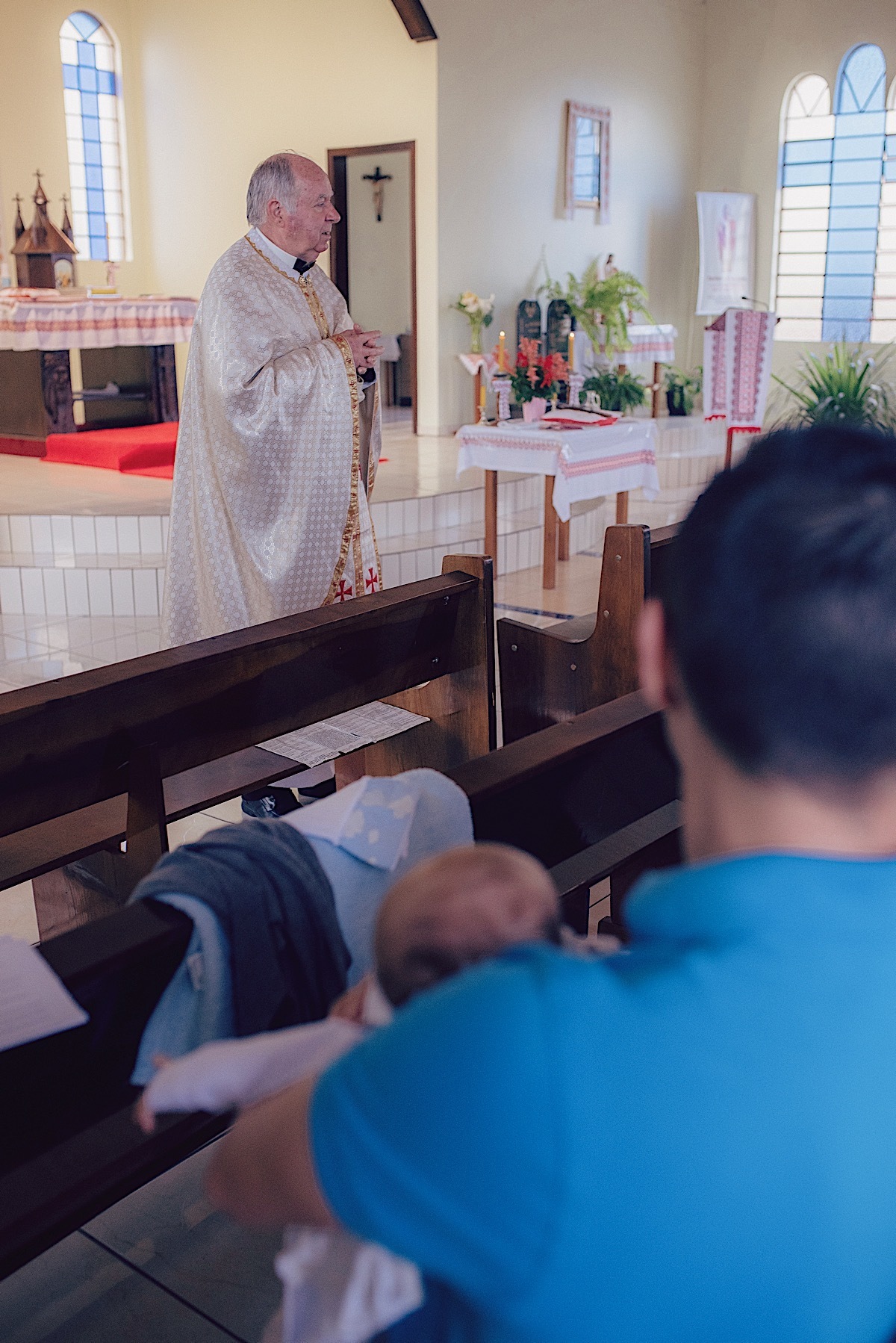 batismo - lucas - igreja católica - igreja ucraniana - batizado - fotógrafo batismo - são bento do sul - chroma fotografia