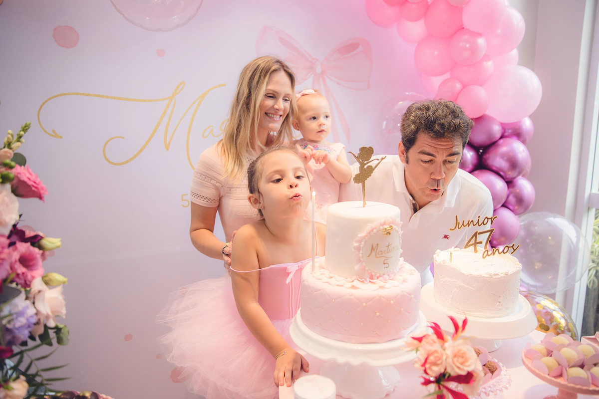 aniversário - aniversário infantil - Tema aniversário bailarina - Martina 5 anos - fotografia infantil - fotografia jaraguá do sul - chroma fotografia