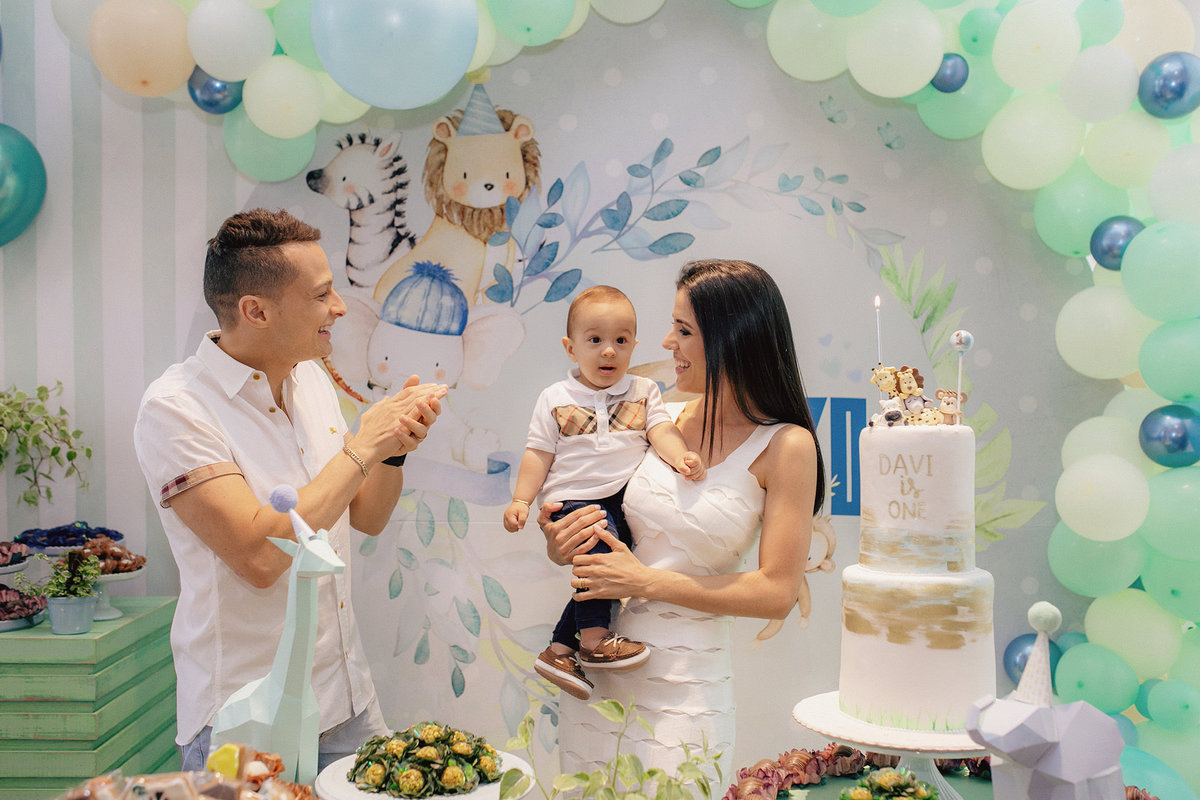 aniversário - aniversário infantil - fotografia infantil - Aniversário Davi 1 ano - aniversário em jaraguá do sul - chroma fotografia