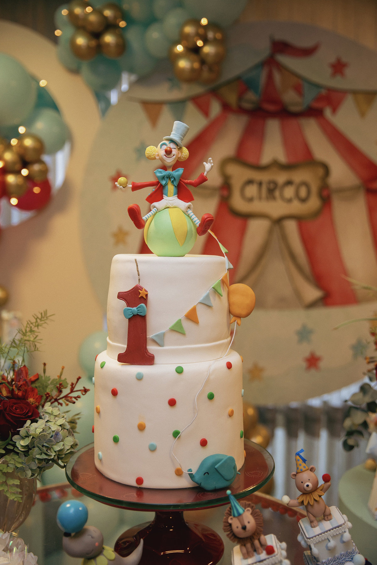 aniversario - aniversario infantil - tema circo - aniversario de circo - Bernardo 1 ano - aniversario em jaragua do sul - fotografos jaragua do sul - chroma fotografia