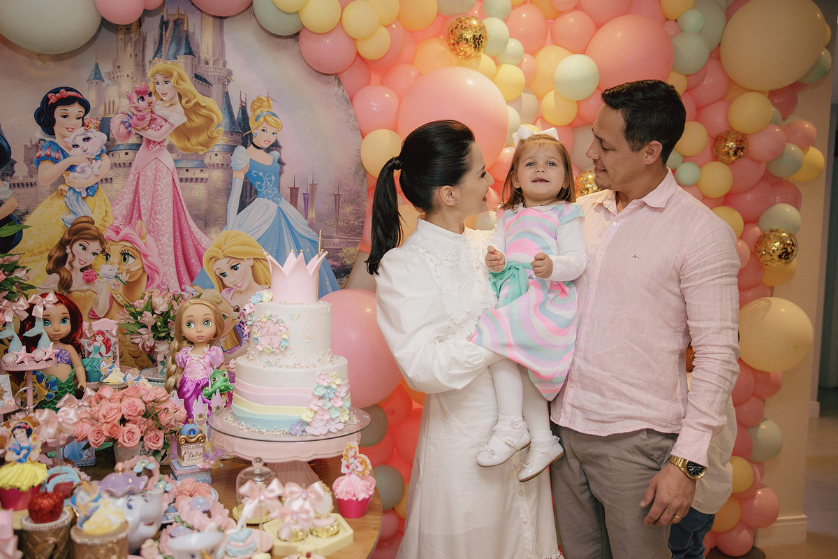 aniversario - aniversario infantil - tema princesas Disney - Clara 2 Anos - aniversario em casa - fotografos jaragua do sul - chroma fotografia