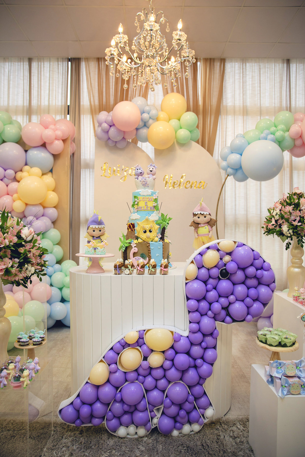 aniversario - aniversario infantil - Aniversario em jaragua do sul - aniversario no drean garden - Luiza e Helena 3 anos - fotografos jaragua do sul - chroma fotografia