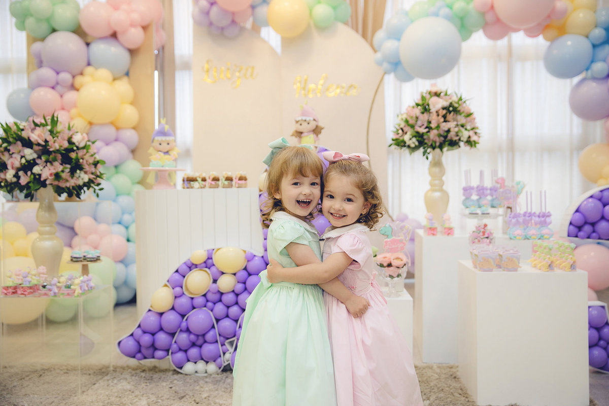 aniversario - aniversario infantil - Aniversario em jaragua do sul - aniversario no drean garden - Luiza e Helena 3 anos - fotografos jaragua do sul - chroma fotografia