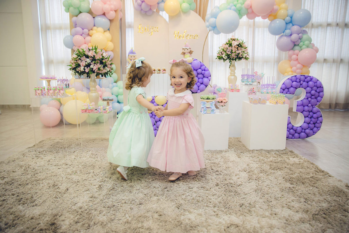 aniversario - aniversario infantil - Aniversario em jaragua do sul - aniversario no drean garden - Luiza e Helena 3 anos - fotografos jaragua do sul - chroma fotografia