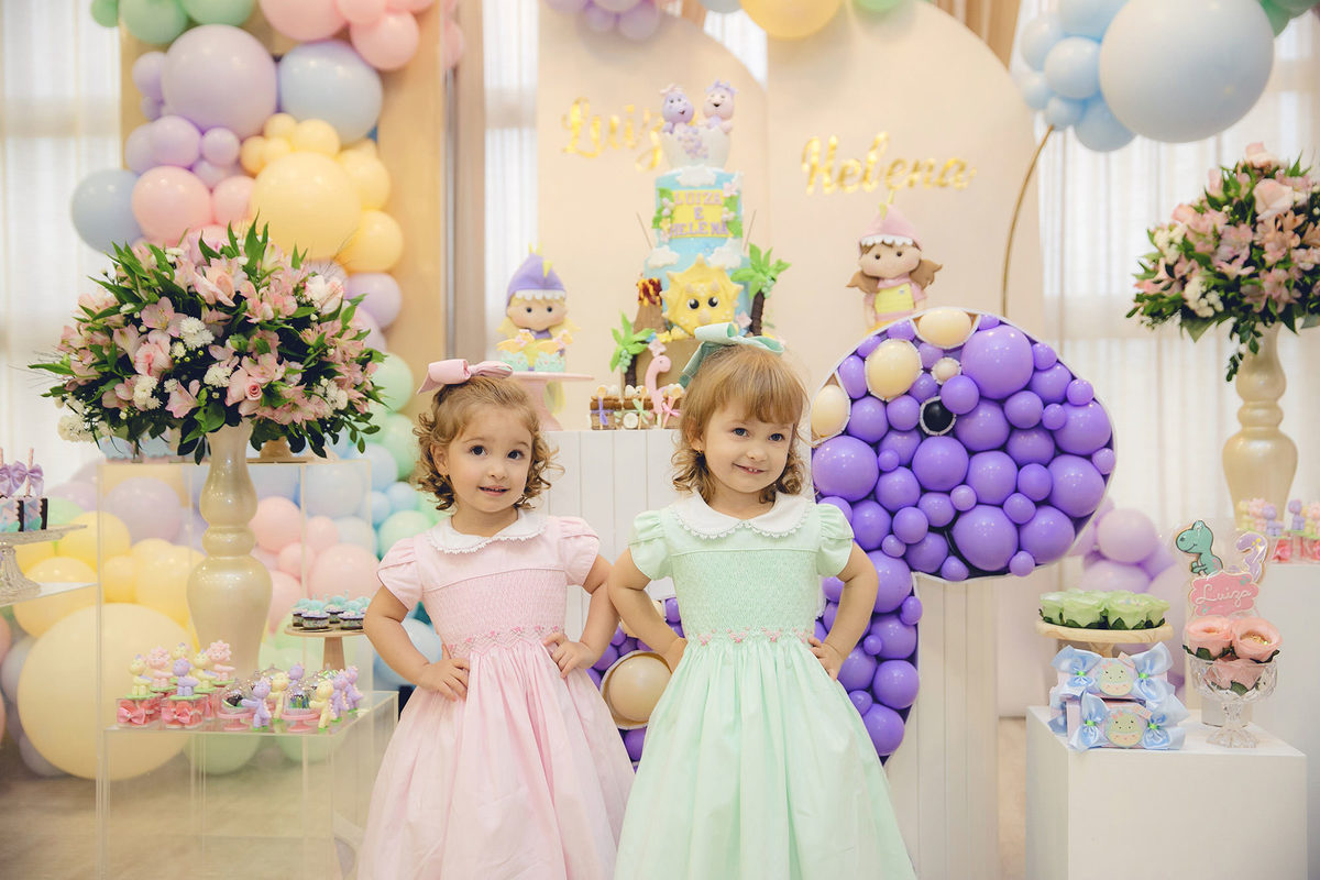 aniversario - aniversario infantil - Aniversario em jaragua do sul - aniversario no drean garden - Luiza e Helena 3 anos - fotografos jaragua do sul - chroma fotografia