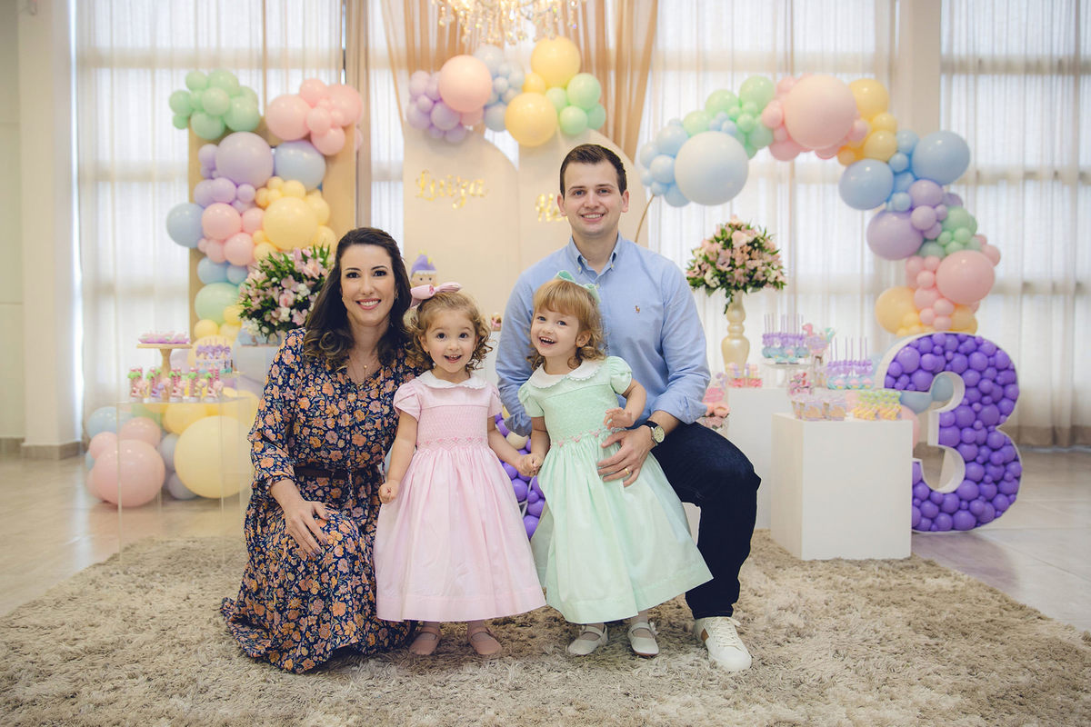 aniversario - aniversario infantil - Aniversario em jaragua do sul - aniversario no drean garden - Luiza e Helena 3 anos - fotografos jaragua do sul - chroma fotografia