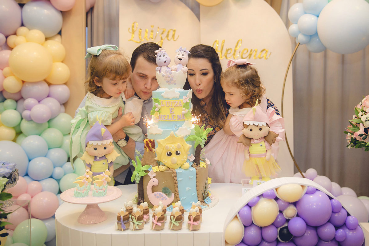 aniversario - aniversario infantil - Aniversario em jaragua do sul - aniversario no drean garden - Luiza e Helena 3 anos - fotografos jaragua do sul - chroma fotografia