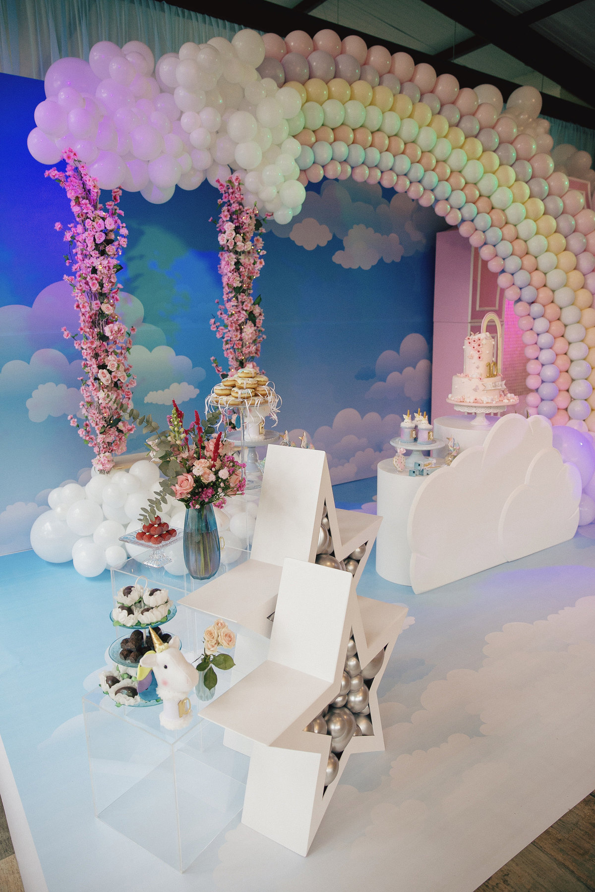 aniversario - aniversario infantil - tema unicornio - aniversario unicornio - aniversario valentina 10 anos - aniversario de 10 anos - aniversario em jaragua do sul - chroma fotografia