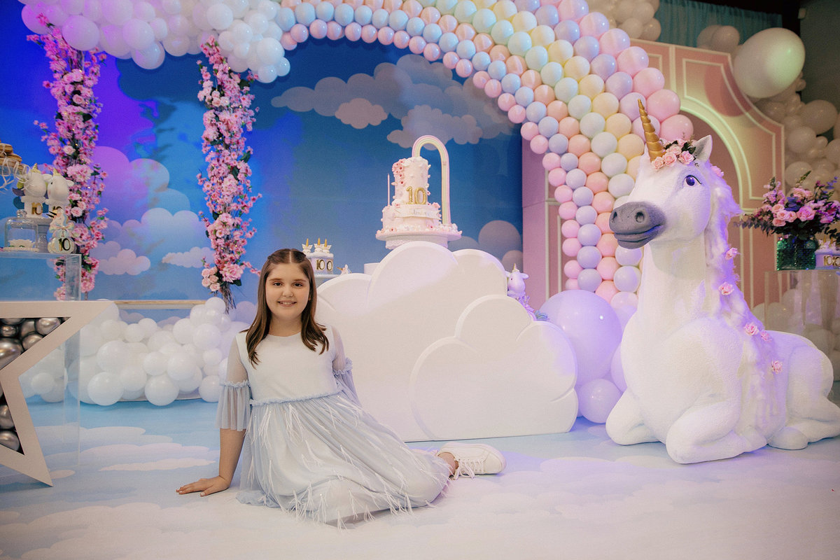 aniversario - aniversario infantil - tema unicornio - aniversario unicornio - aniversario valentina 10 anos - aniversario de 10 anos - aniversario em jaragua do sul - chroma fotografia
