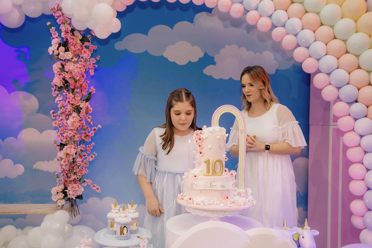 aniversario - aniversario infantil - tema unicornio - aniversario unicornio - aniversario valentina 10 anos - aniversario de 10 anos - aniversario em jaragua do sul - chroma fotografia
