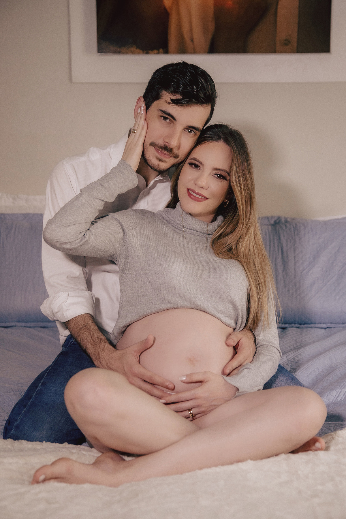 ensaio gestante - gestante - ensaio em casa - ensaio jaragua do sul - fotografos jaragua do sul - chroma fotografia