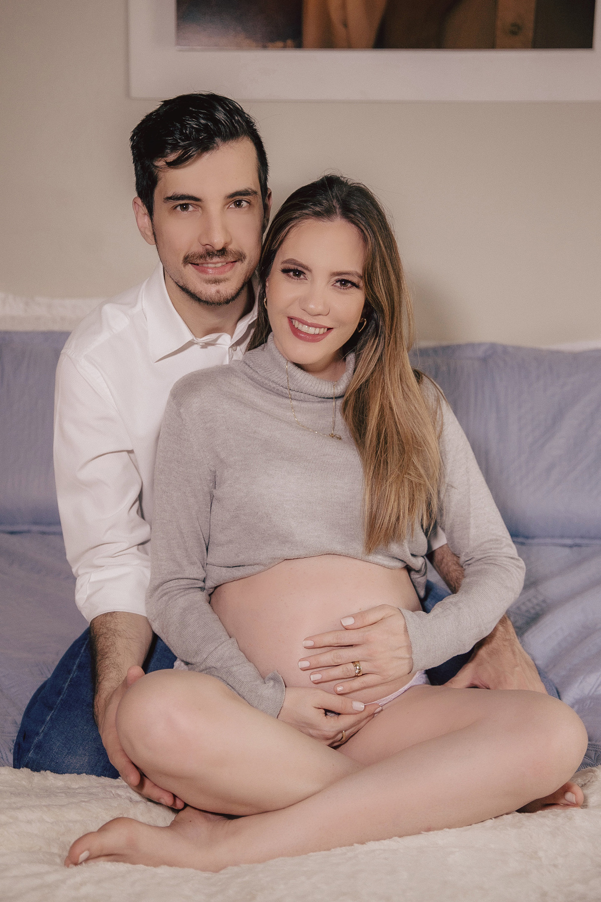 ensaio gestante - gestante - ensaio em casa - ensaio jaragua do sul - fotografos jaragua do sul - chroma fotografia