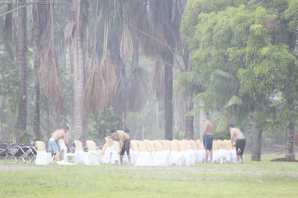 Terceira chuva do dia
