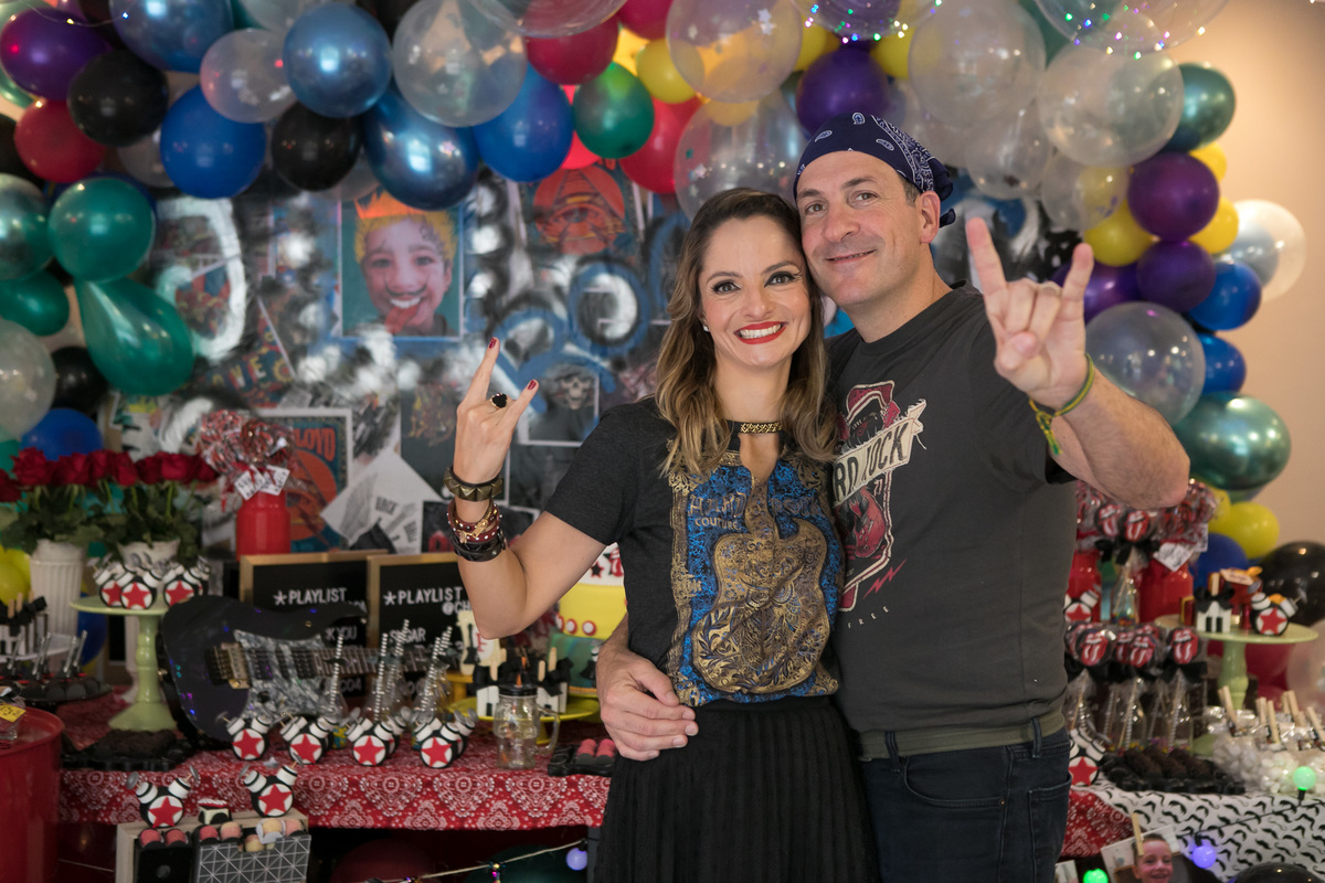 papais festa infantil rock n roll