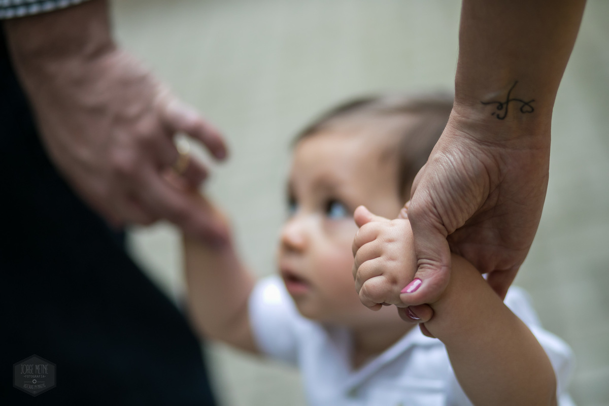 mãozinha da criança batizada na catedral anglicana em são paulo