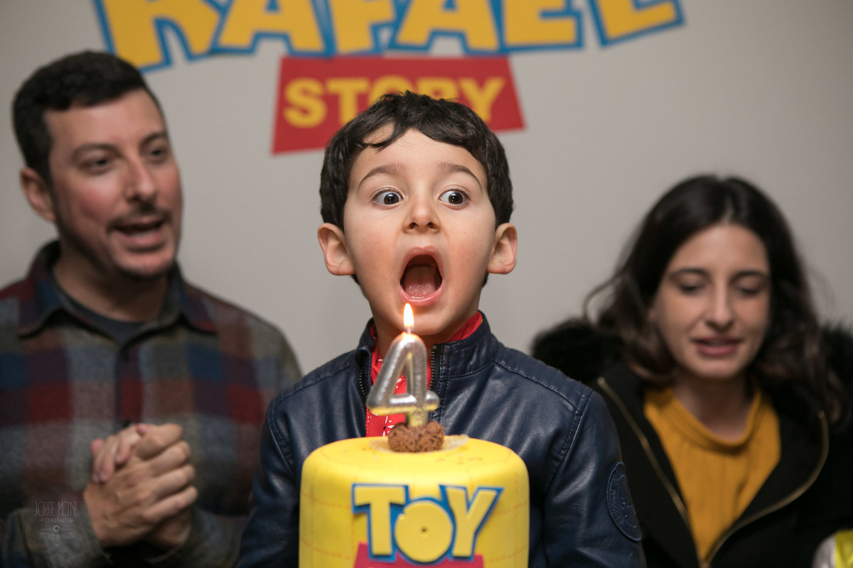 parabéns festa infantil 4 anos toy story