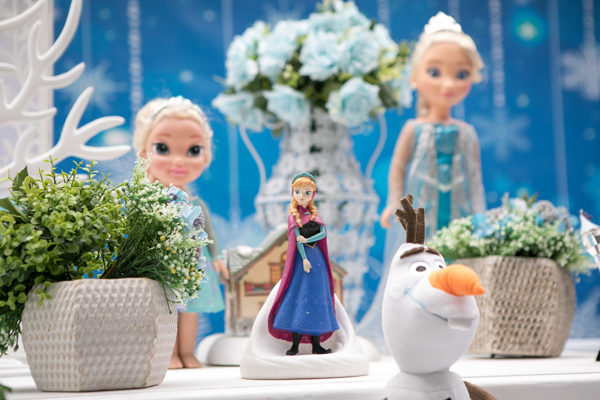 mesa frozen infantil 5 anos buffet infantil espaço arteria moema