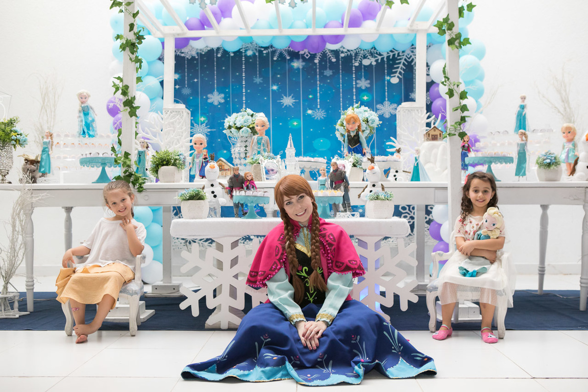 anna frozen e meninas lindas infantil 5 anos buffet espaço arteria moema