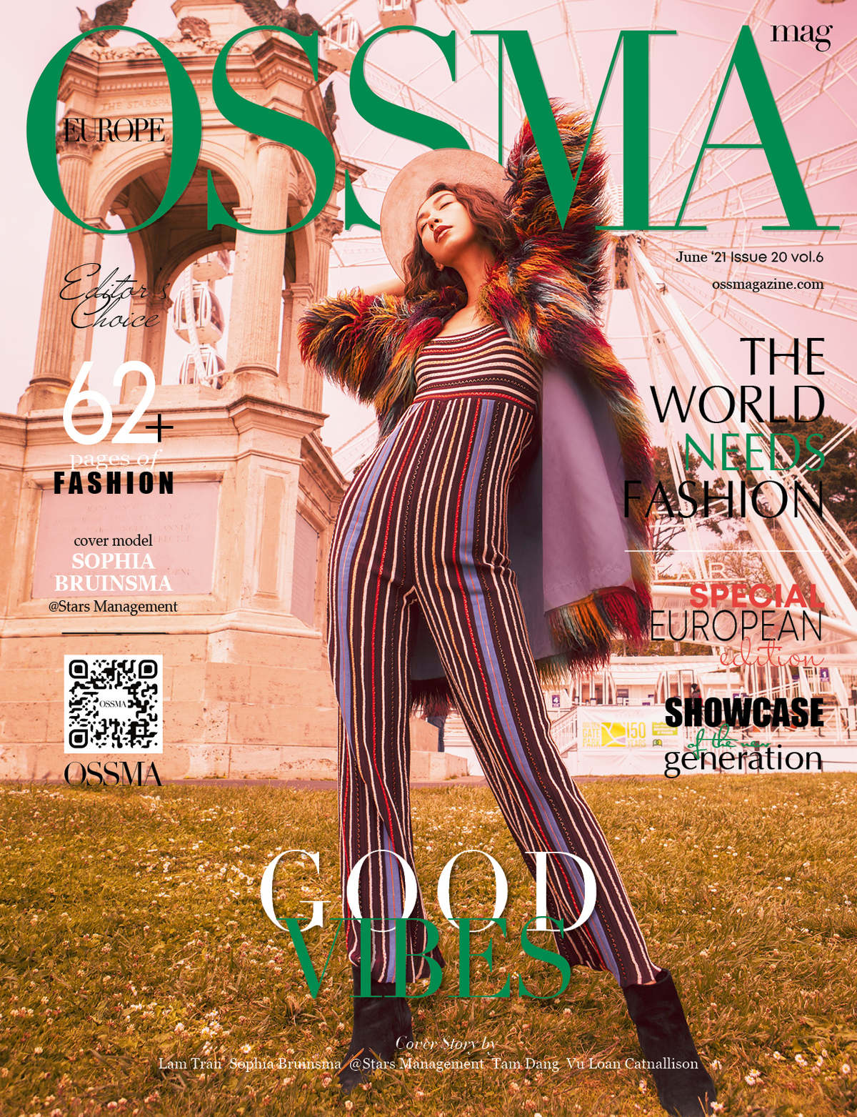 Publicação do Ensaio Jardim Secreto na Ossma Magazine