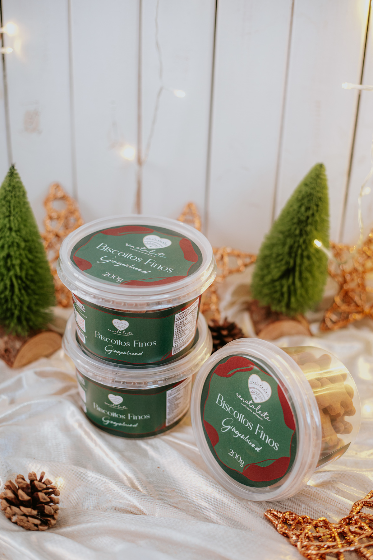 Embalagem para o biscoito especial de Natal