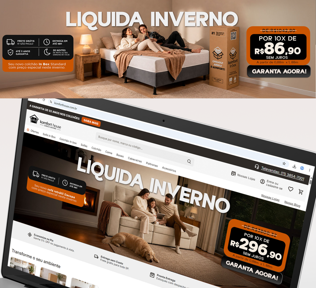 Identidade Visual Campanha Liquida Inverno
