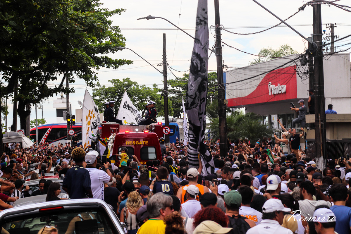 Cortejo do Rei Pelé - Santos - SP 