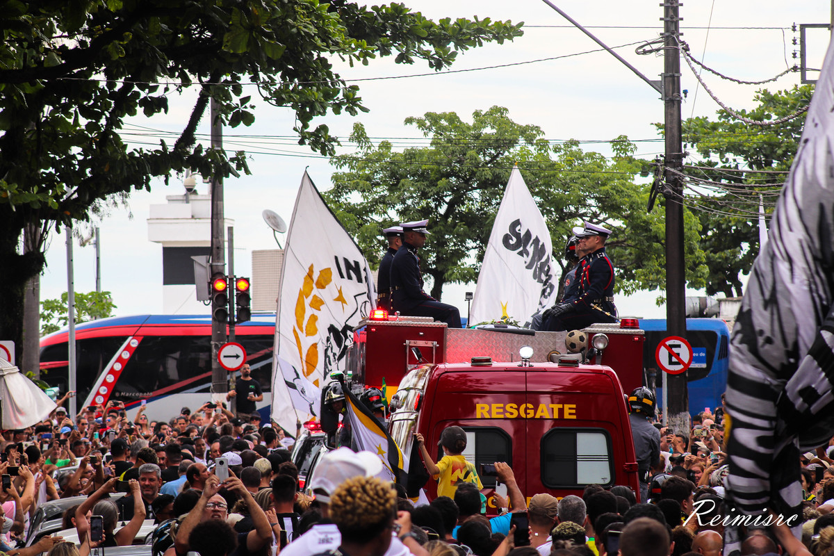 Cortejo do Rei Pelé - Santos - SP 