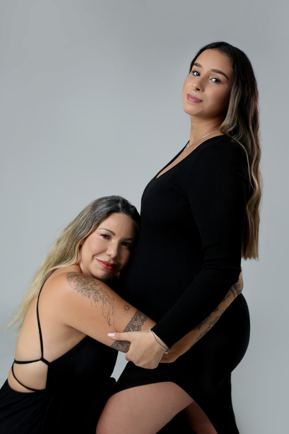 Ensaio gestante em estúdio