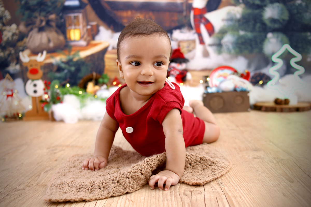 Acompanhamento mensal 7 meses.
Tema de natal