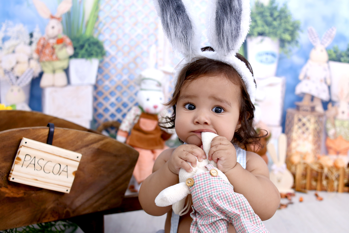 Acompanhamento mensal 8 meses.
Tema de páscoa