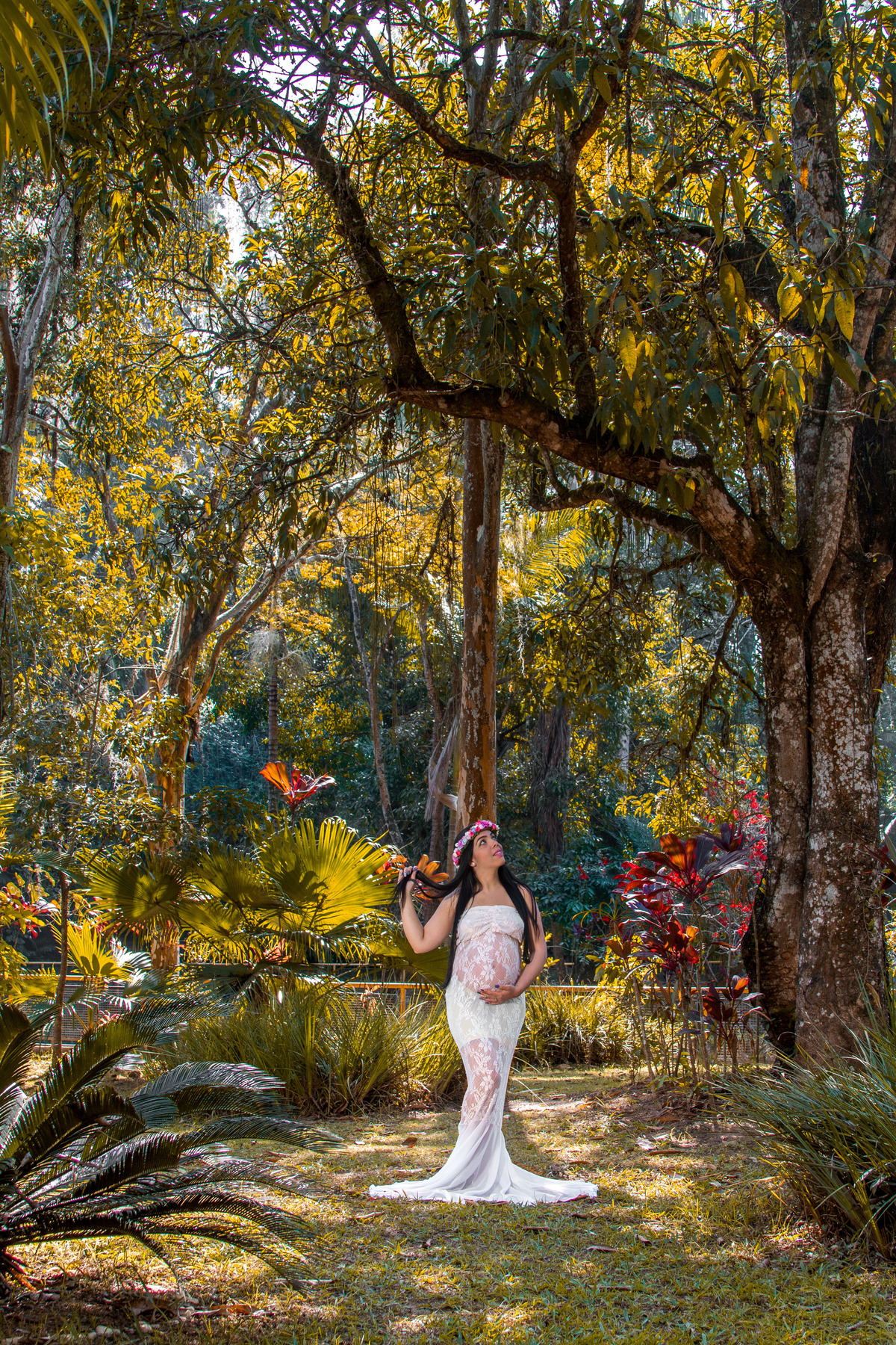 Gravida no Paraíso, jardim do Zoo