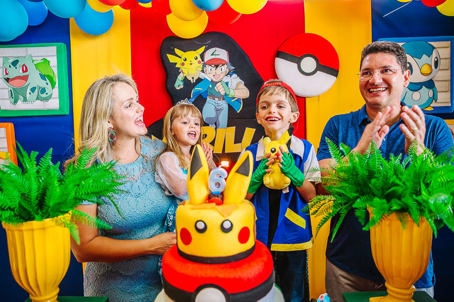 aniversario-infantil-tema-frozen-e-pokemon-iate-clube-de-brasilia-murillo-e-mari-