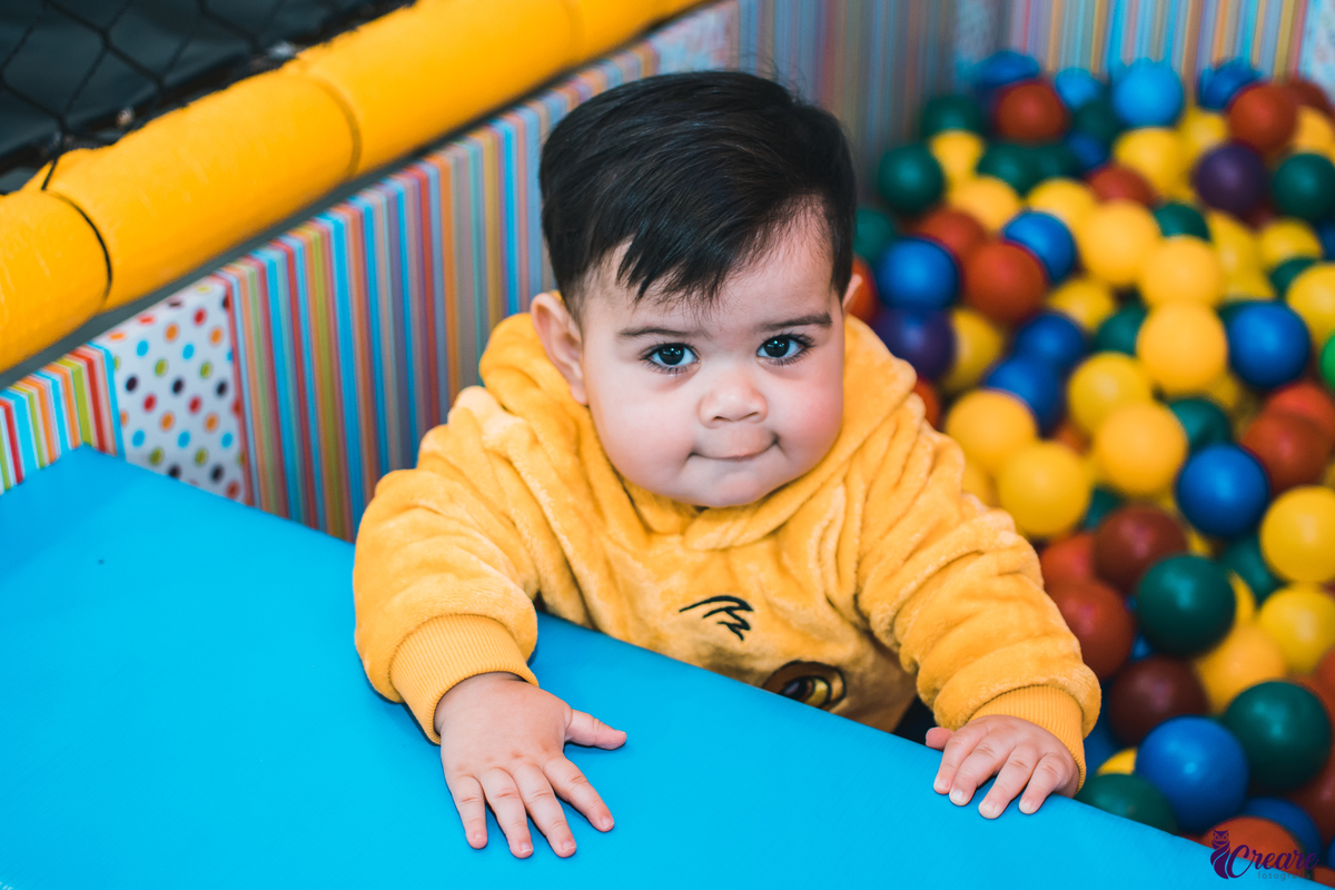 Aniversário infantil, realizado na cidade de Santo André no abc paulista, o primeiro ano do bebê, com decoração do rei leão. 