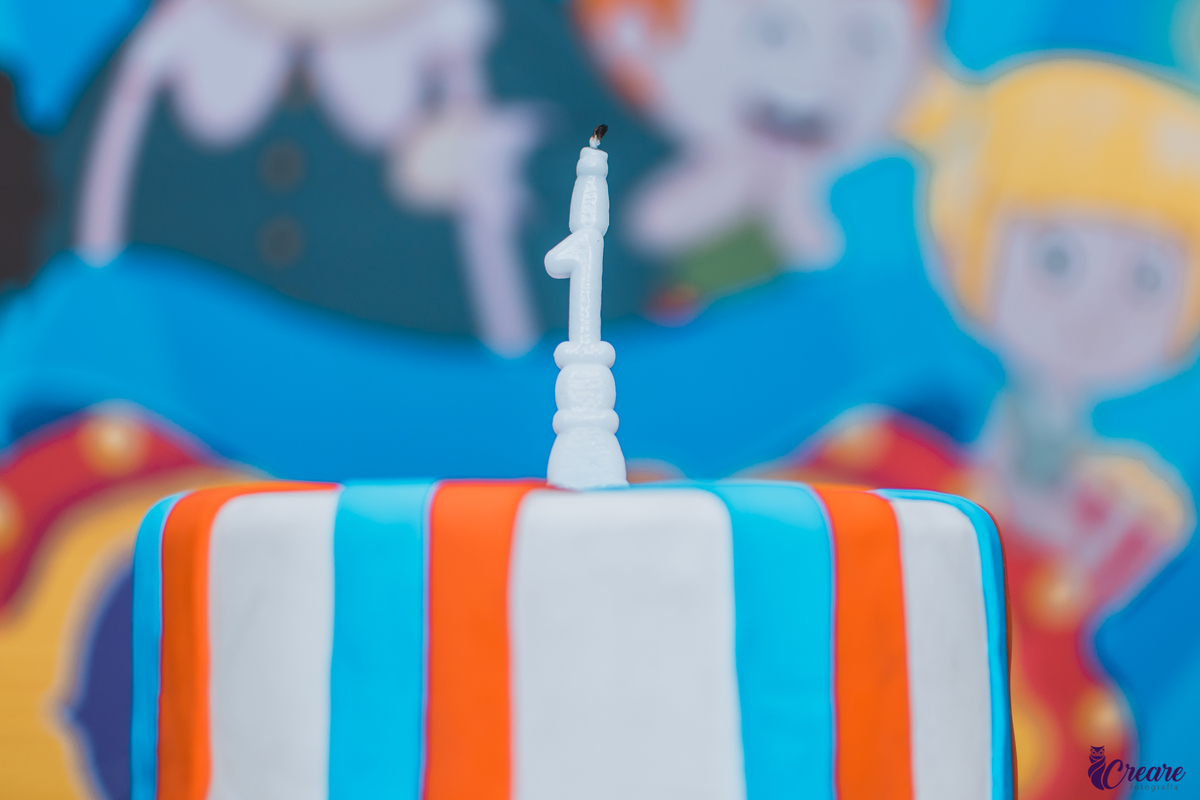 Aniversário infantil realizado na cidade de Santo André, abc Paulista, Ooops buffet, decoração circo Bita.