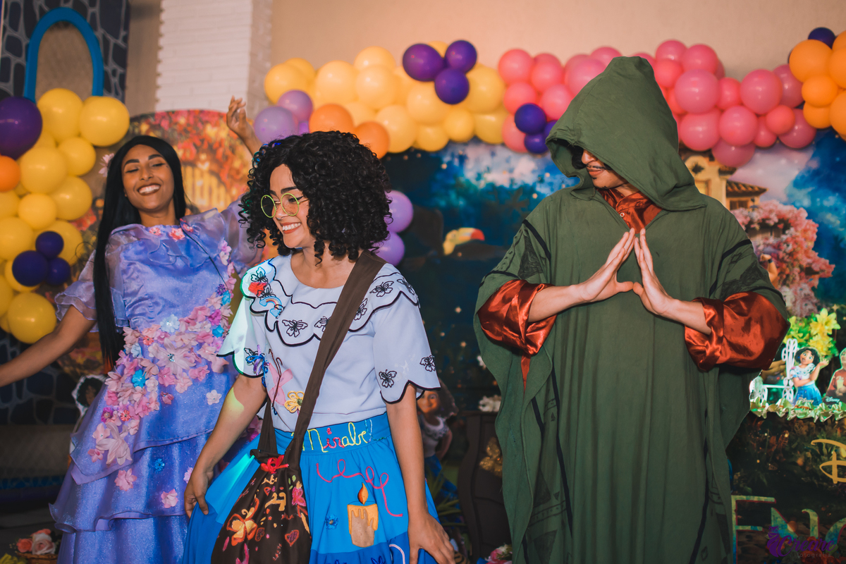 Aniversário infantil de menina, com tema do filme Encanto da Disney, realizado no kid recanto buffet, na cidade de Tucuruvi, São Paulo.