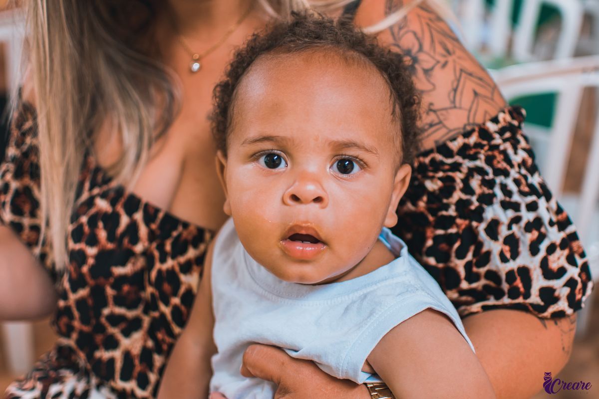 Fotografia de festa infantil, aniversário de 1 ano do bebê, realizado no Rancho do Caipira, cidade de Mauá, ABC Paulista.