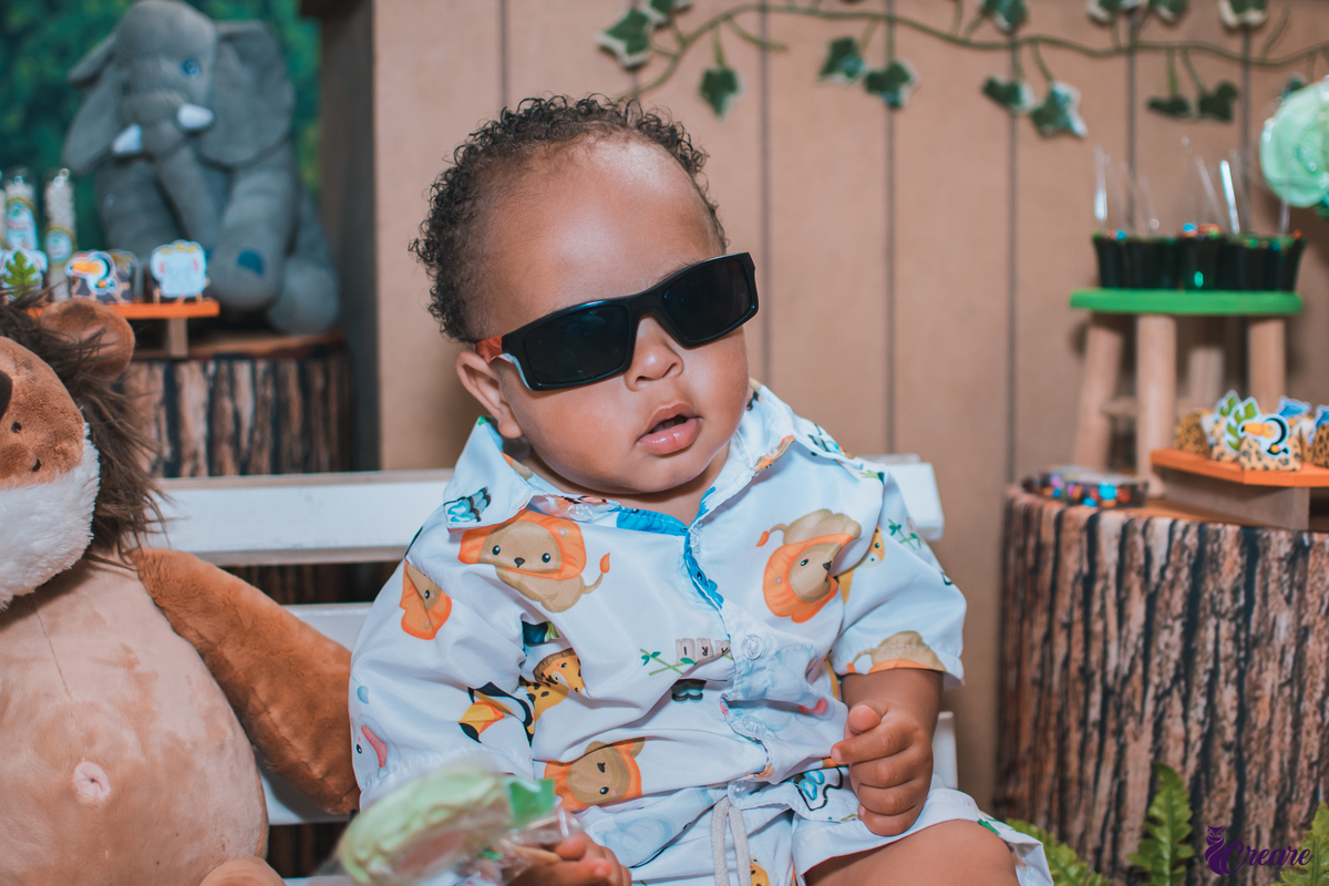 Fotografia de festa infantil, aniversário de 1 ano do bebê, realizado no Rancho do Caipira, cidade de Mauá, ABC Paulista.