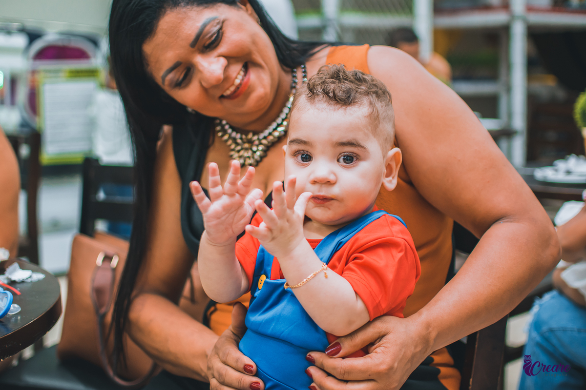 Fotografia de aniversário infantil, com tema Mario Bros, realizado na cidade de Mauá, buffet Pula Pula, Fotógrafo abc paulista.