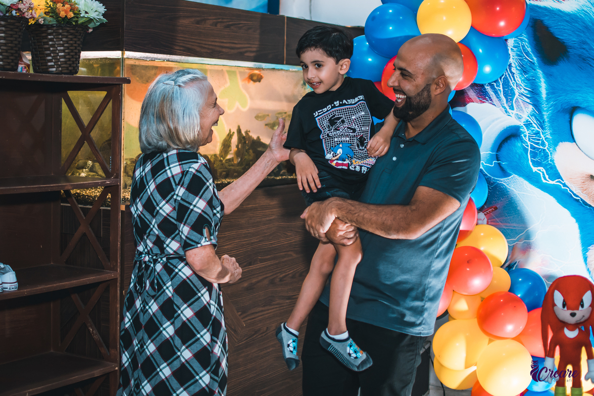 Aniversário infantil realizado no buffet planeta Rizzo, localizado em Santo André, ABC Paulista. Decoração com tema Sonic.