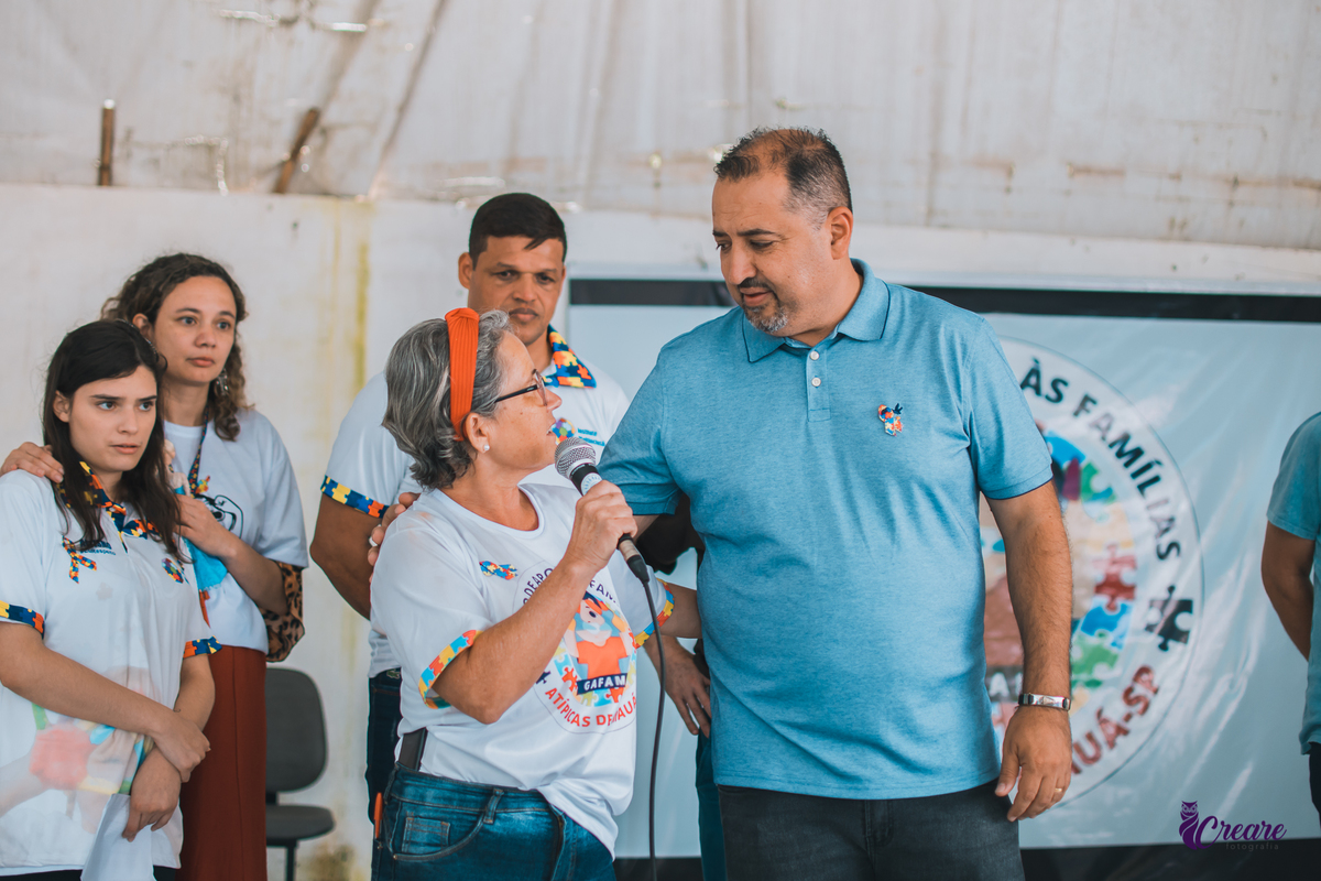 Evento de conscientização do dia mundial do autismo, realizado na chácara do servidor de mauá. Fotografia TEA, fotógrafo PCD, evento sobre inclusão social.