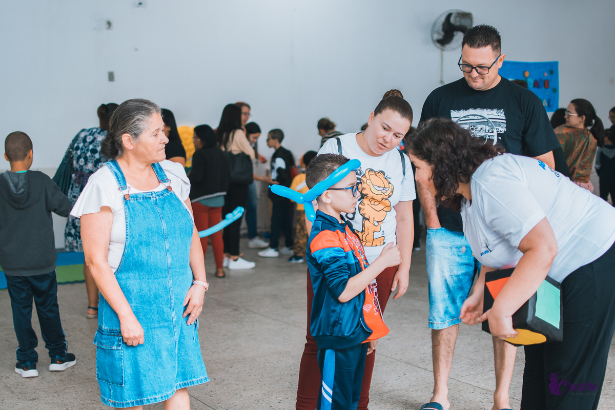 Evento de conscientização do dia mundial do autismo, realizado na chácara do servidor de mauá. Fotografia TEA, fotógrafo PCD, evento sobre inclusão social.
