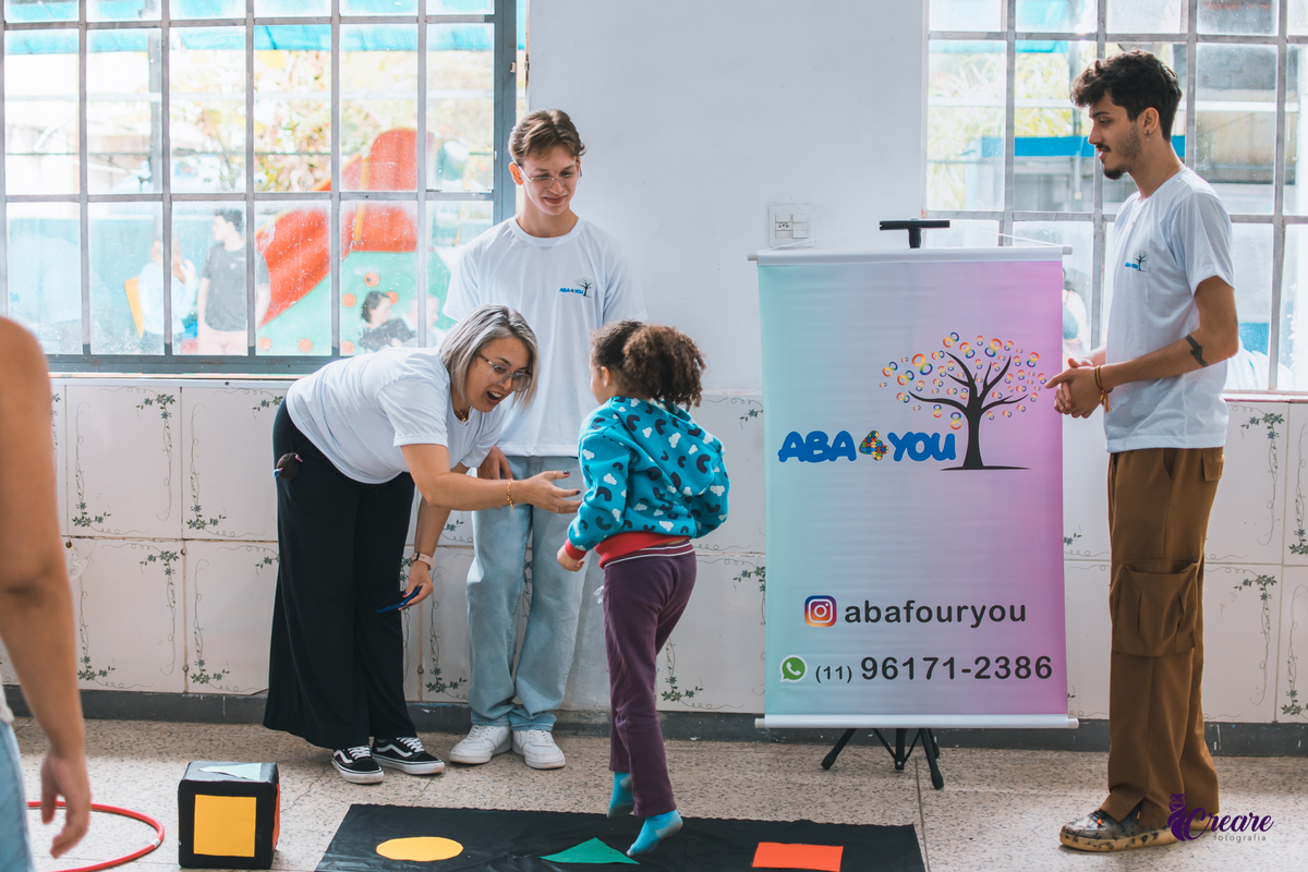 Evento de conscientização do dia mundial do autismo, realizado na chácara do servidor de mauá. Fotografia TEA, fotógrafo PCD, evento sobre inclusão social.