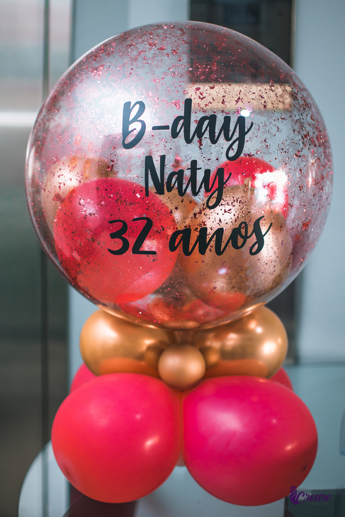 Fotografia de aniversário feminino, realizado no Terraço Cimal, localizado na casa verde. Festa com grupo de pagode Nossa Amizade.